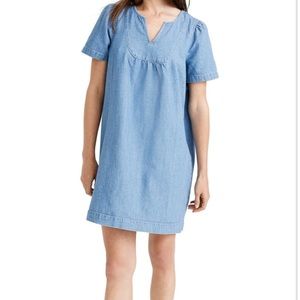 Madewell Denim Popover Swing Dress